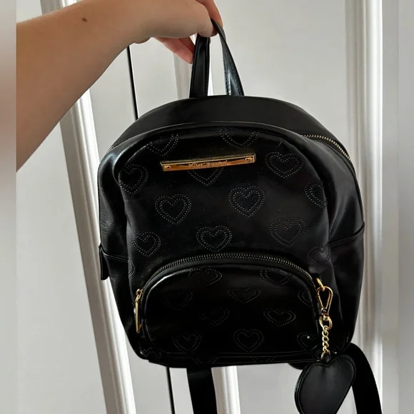 Betsey Johnson | Bags | Black Backpack By Betsey Johnson  display picture 1